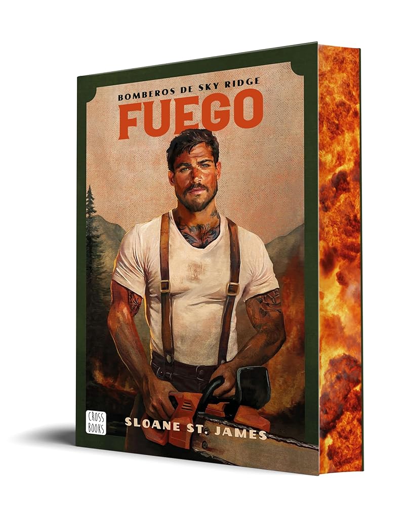 Fuego: El romance de bomberos que arde en TikTok. Edición con cantos tintados (Ficción) cover image