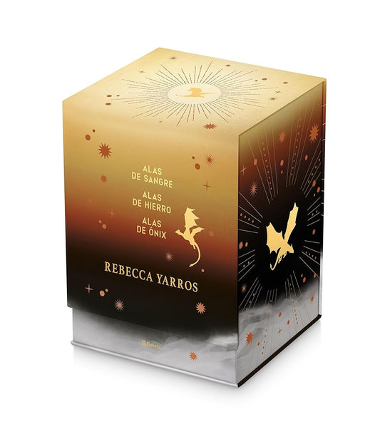 Estuche premium Serie Empíreo: (Alas de sangre + Alas de hierro + Alas de ónix) (Planeta Internacional) cover image