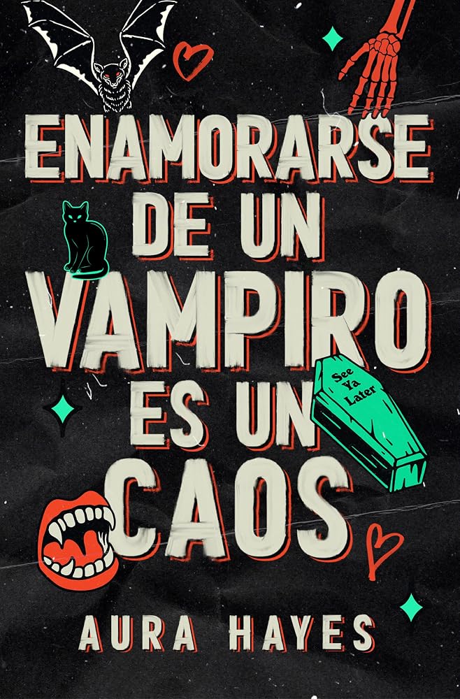 Enamorarse de un vampiro es un caos (Ediciones B) cover image