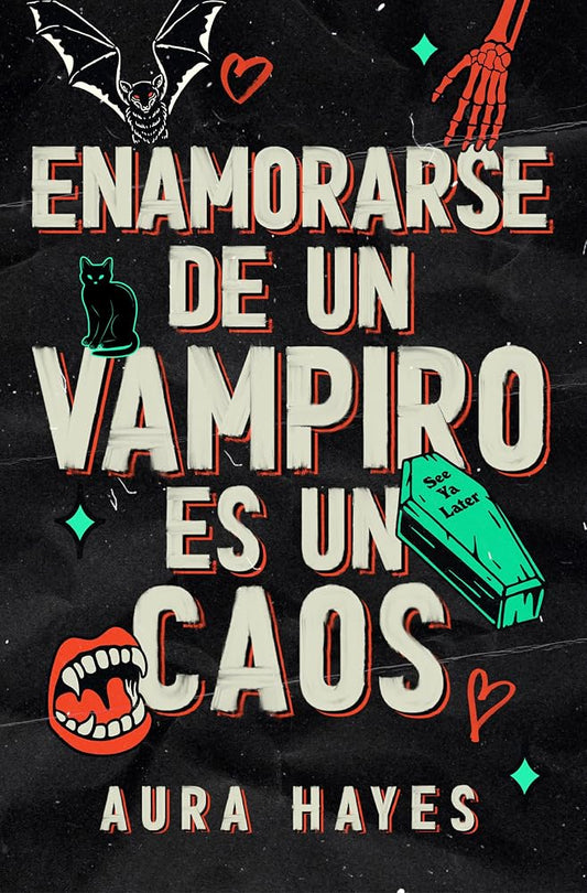 Enamorarse de un vampiro es un caos (Ediciones B) cover image